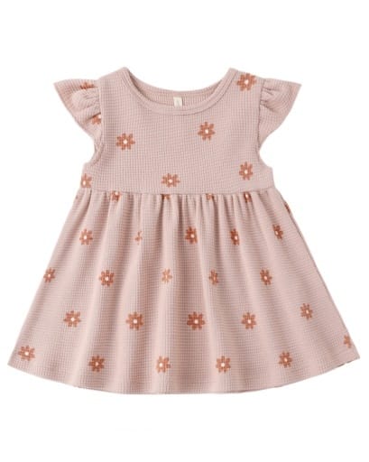 RYLEE + CRU LLC Rylee + Cru Llc Flutter Sleeve Dress Pink Daisy