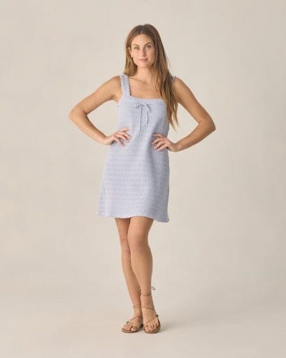 RYLEE + CRU LLC Rylee + Cru Llc Women Womens-dresses Women's Crochet Mini Dress Periwinkle