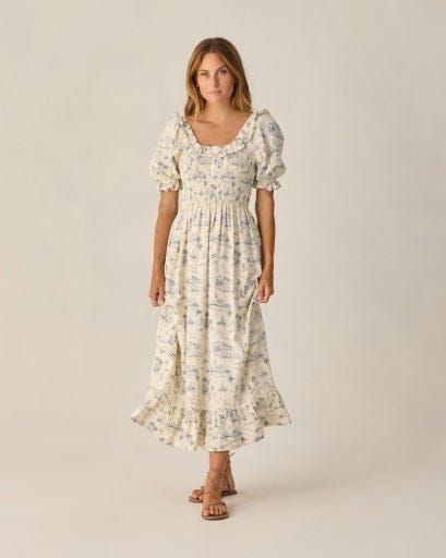 RYLEE + CRU LLC Rylee + Cru Llc Women Womens-dresses Women's Lexi Dress Ocean Toile