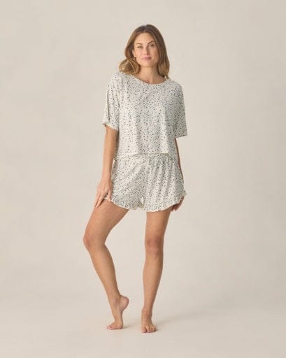 RYLEE + CRU LLC Rylee + Cru Llc Women Womens-top Women's Mosie Set Blue Ditsy