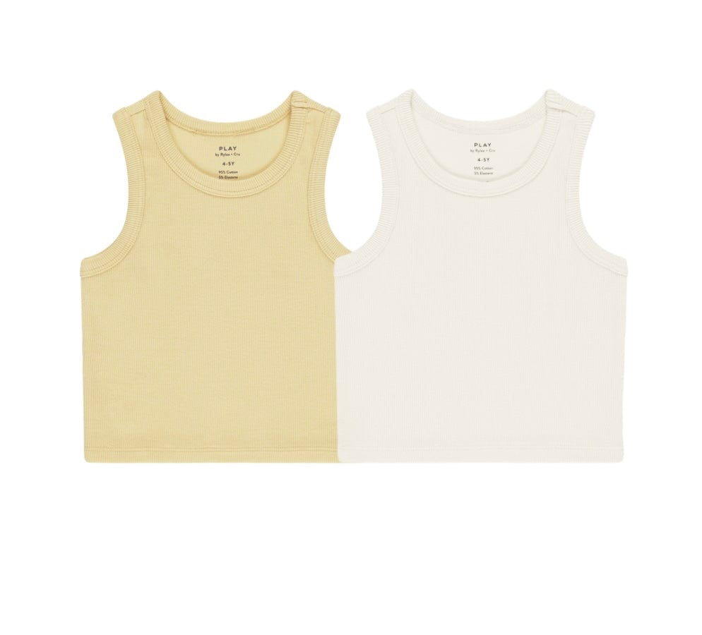 Rylee & Cru RIBBED TANK SET