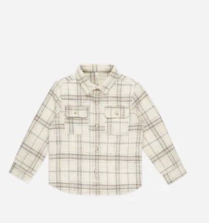 Rylee & Cru RYLEE & CRU Collared Long Sleeve Shirt Rustic Plaid