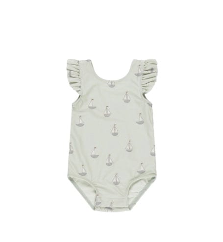 Rylee & Cru SCOOP BACK ONE-PIECE SAILBOATS