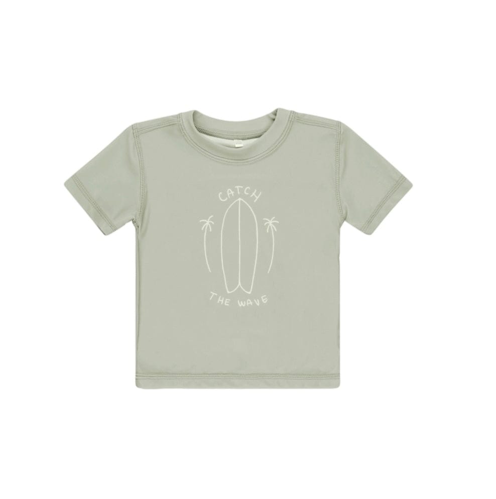 Rylee & Cru SHORT SLEEVE RASHGUARD  SAGE