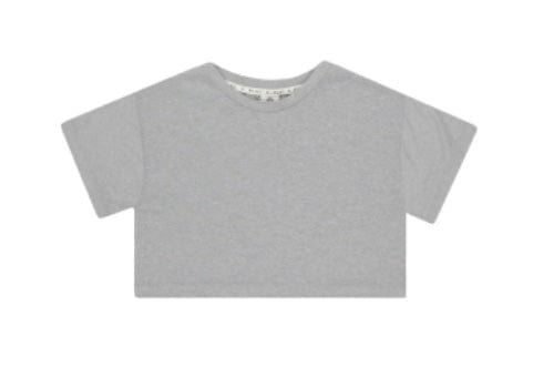 Rylee & Cru Rylee & Cru TECH CROP TEE DUSTY BLUE