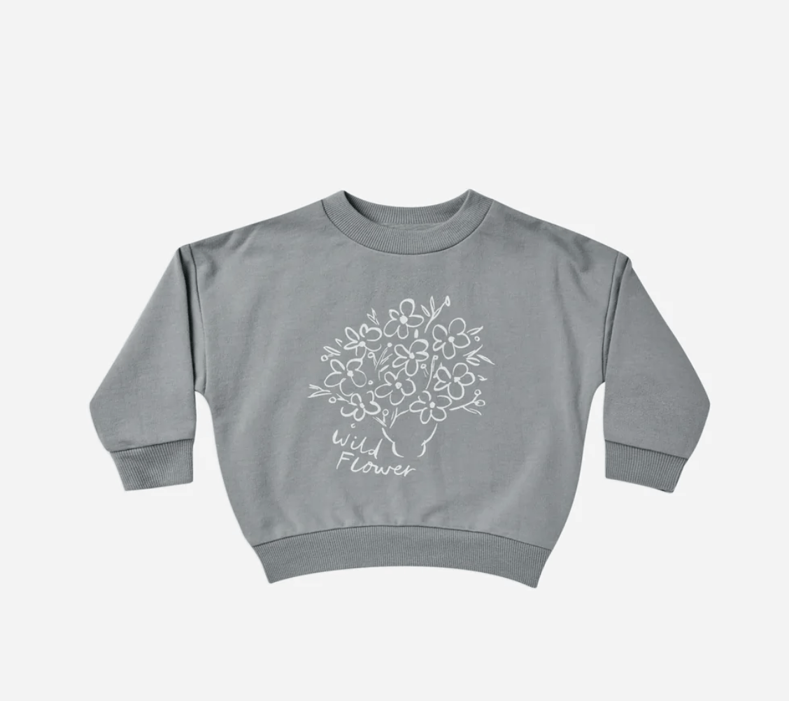 Rylee + Cru wildflower sweatshirt