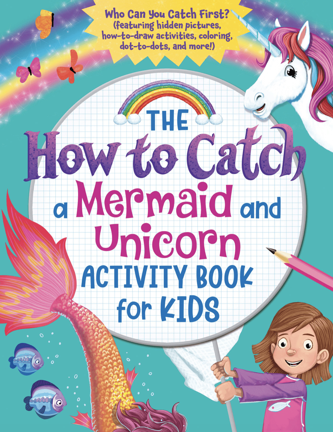 Sourcebooks Default How to Catch a Mermaid and Unicorn Activity Book for Kids