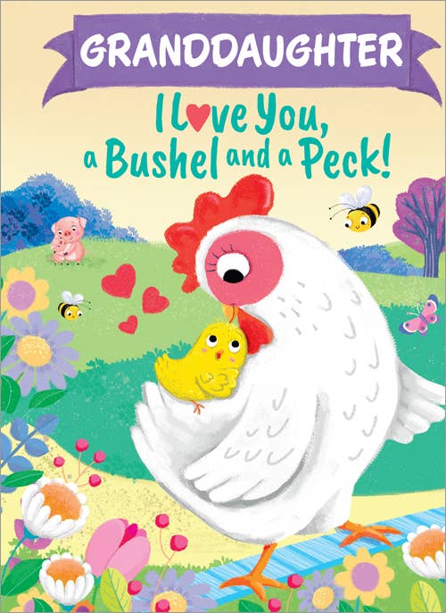 Sourcebooks Granddaughter I Love You, a Bushel and a Peck! 9781464217289