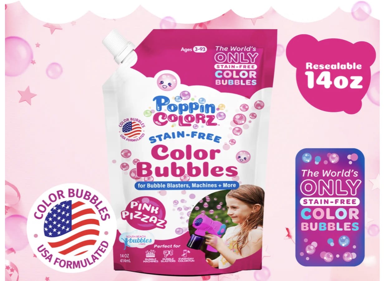 SOUTHBEACH Poppincolorz Color Bubbles 14oz Refill Pink