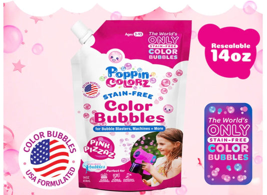 SOUTHBEACH Poppincolorz Color Bubbles 14oz Refill Pink