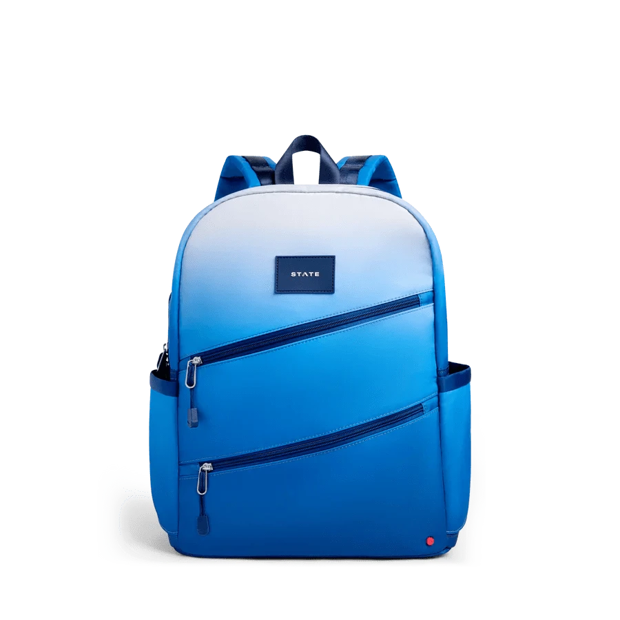 STATE Kane Double Pocket Backpack Blue Gradient