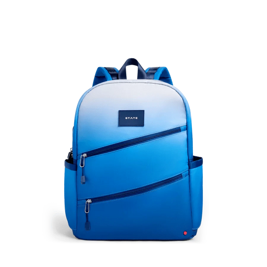 STATE Kane Double Pocket Backpack Blue Gradient