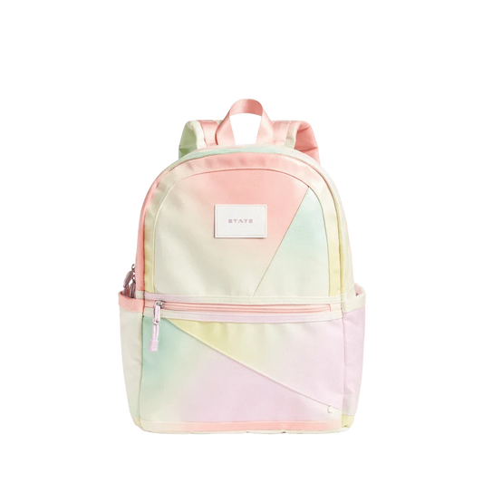 STATE Kane Double Pocket Backpack Patchwork Tie Dye