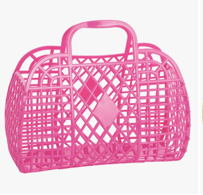 Sun Jellies Retro Basket Jelly Bag - Large