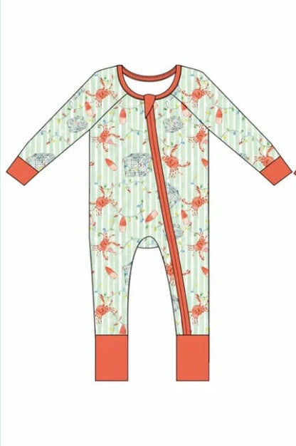 Sweet Bay/Wee Ones Sweet Bay Crab Trap Christmas PJ's