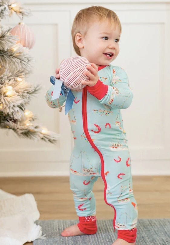 Sweet Bay/Wee Ones Sweet Bay Shrimp Boat Christmas PJ's