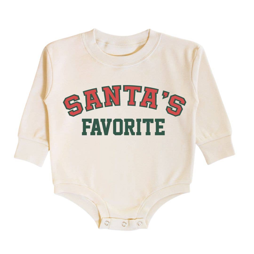 Sweet Wink 12-18M Santa's Favorite Christmas Long Sleeve Romper - Baby BOL-104 NT-12-18M
