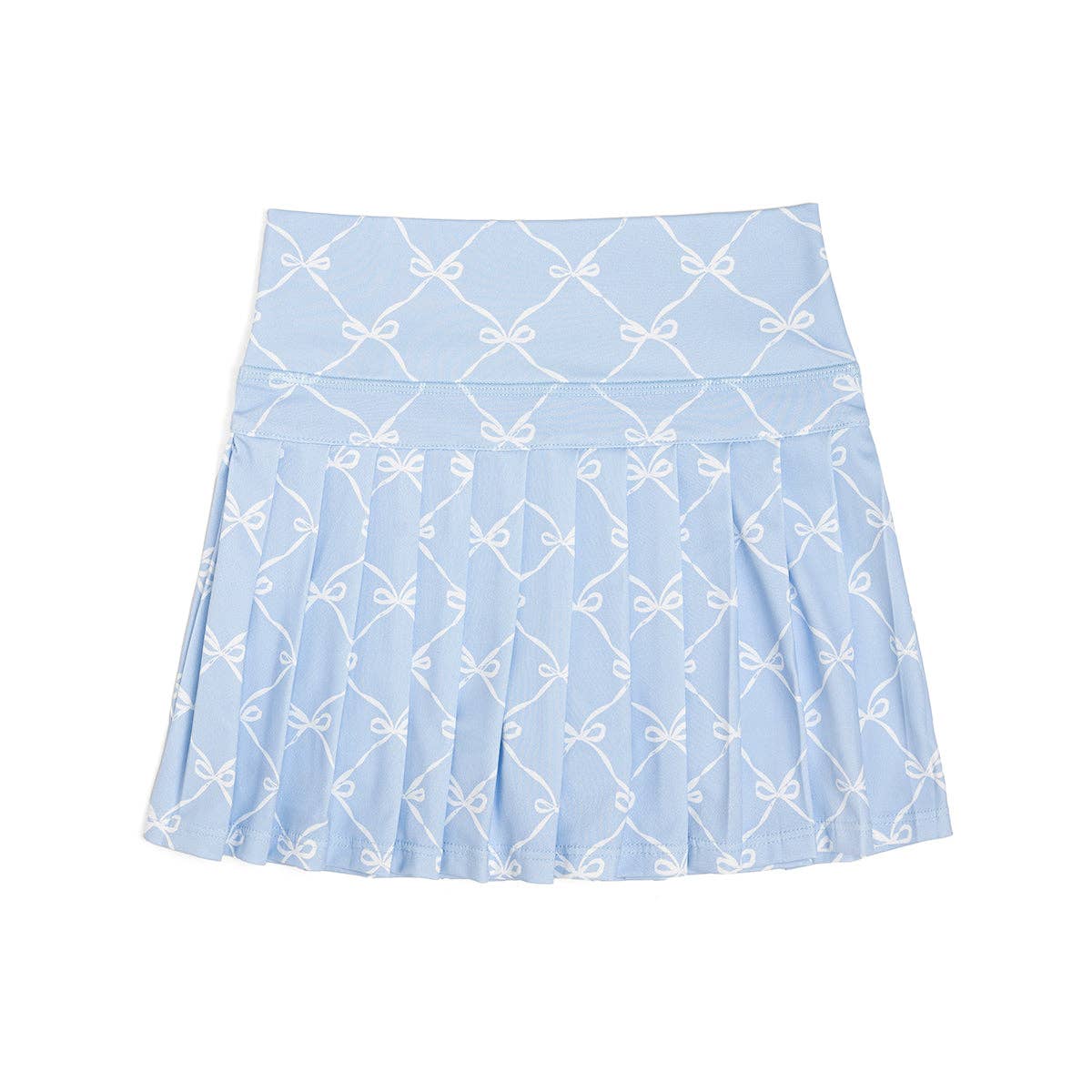 Sweet Wink 18-24M Powder Blue Bow Trellis Athletic Skort - Fourth of July TT-05 BTA-18-24M