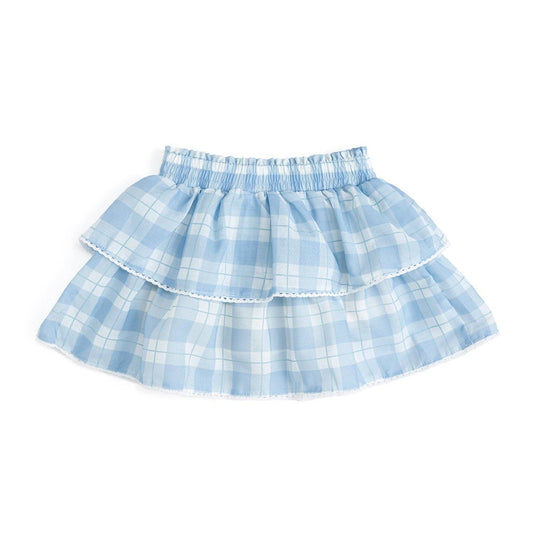 Sweet Wink 3T Blue Plaid Skort - Back To School - Kids Boutique Clothing TT-04 BPS-3T