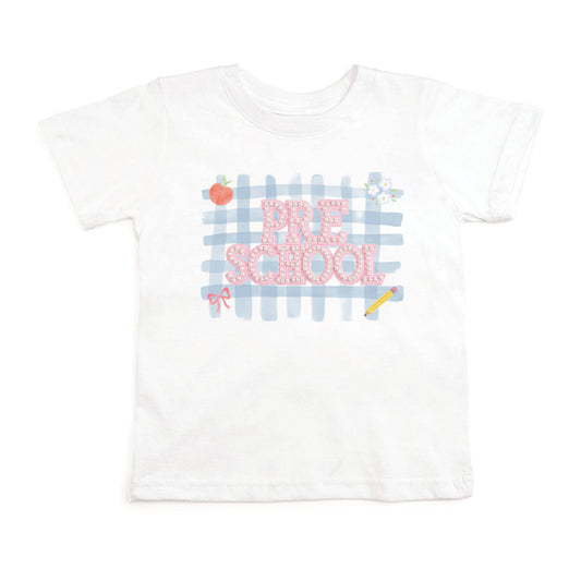 Sweet Wink 3T Preschool Pearl Patch Short Sleeve T-Shirt - Back To School GST-402 WH-3T