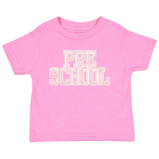 Sweet Wink 4T Preschool Sequin Patch Short Sleeve T-Shirt - Girls Clothes GST-295 RP-4T