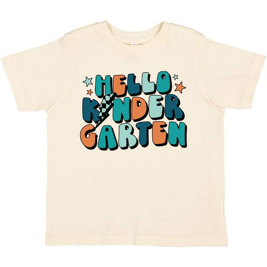 Sweet Wink 5/6Y Hello Kindergarten Short Sleeve T-Shirt -Back to School Kids BST-168 NT-5/6Y