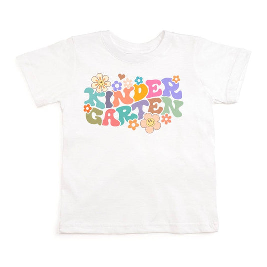 Sweet Wink 5/6Y Kindergarten Retro Short Sleeve T-Shirt - Back To School GST-286 WH-5/6Y