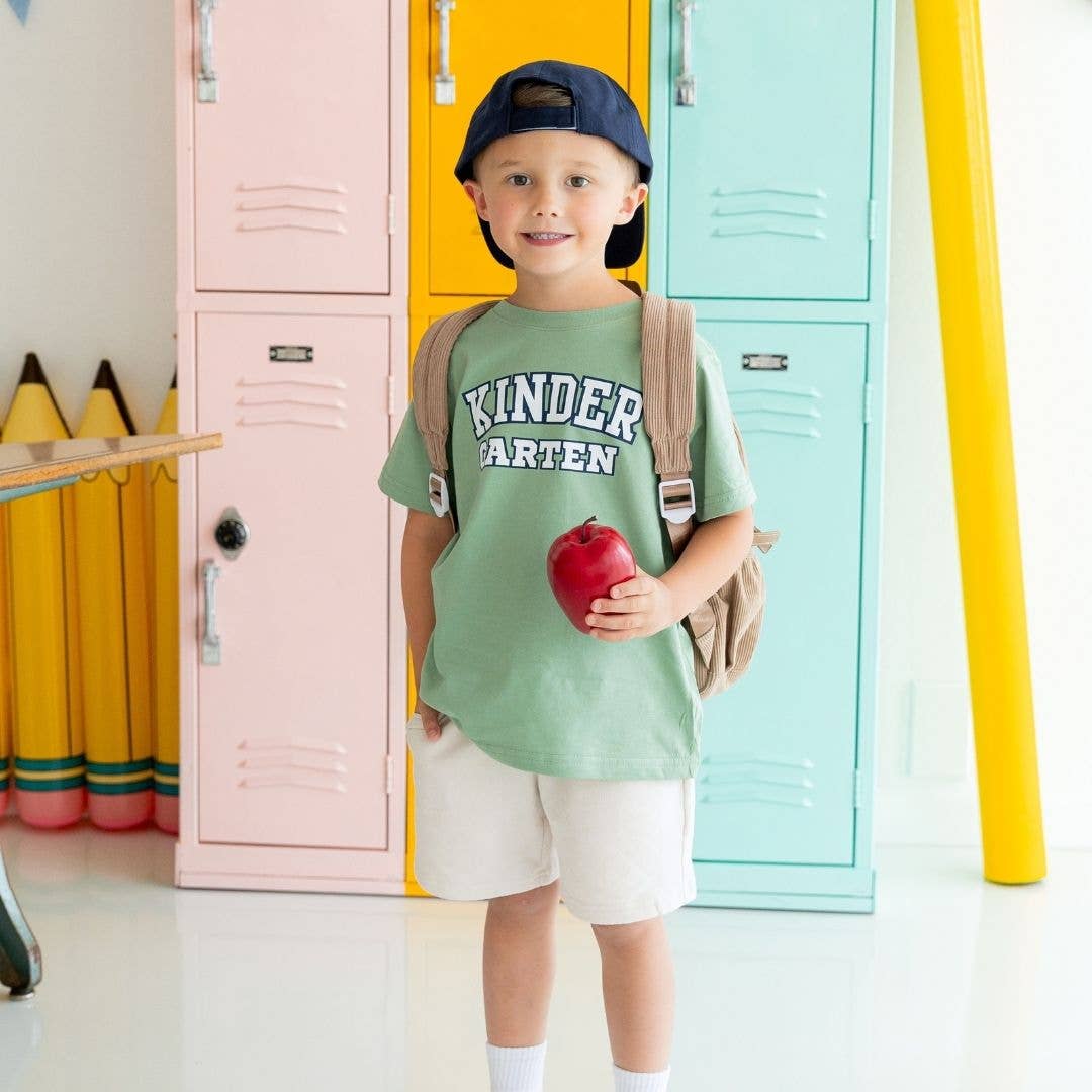 Sweet Wink 5/6Y Kindergarten Varsity Short Sleeve T-Shirt - Boys Clothing BST-215 SG-5/6Y