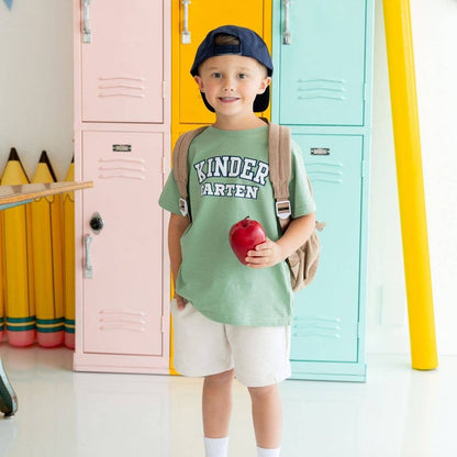 Sweet Wink 5/6Y Kindergarten Varsity Short Sleeve T-Shirt - Boys Clothing BST-215 SG-5/6Y