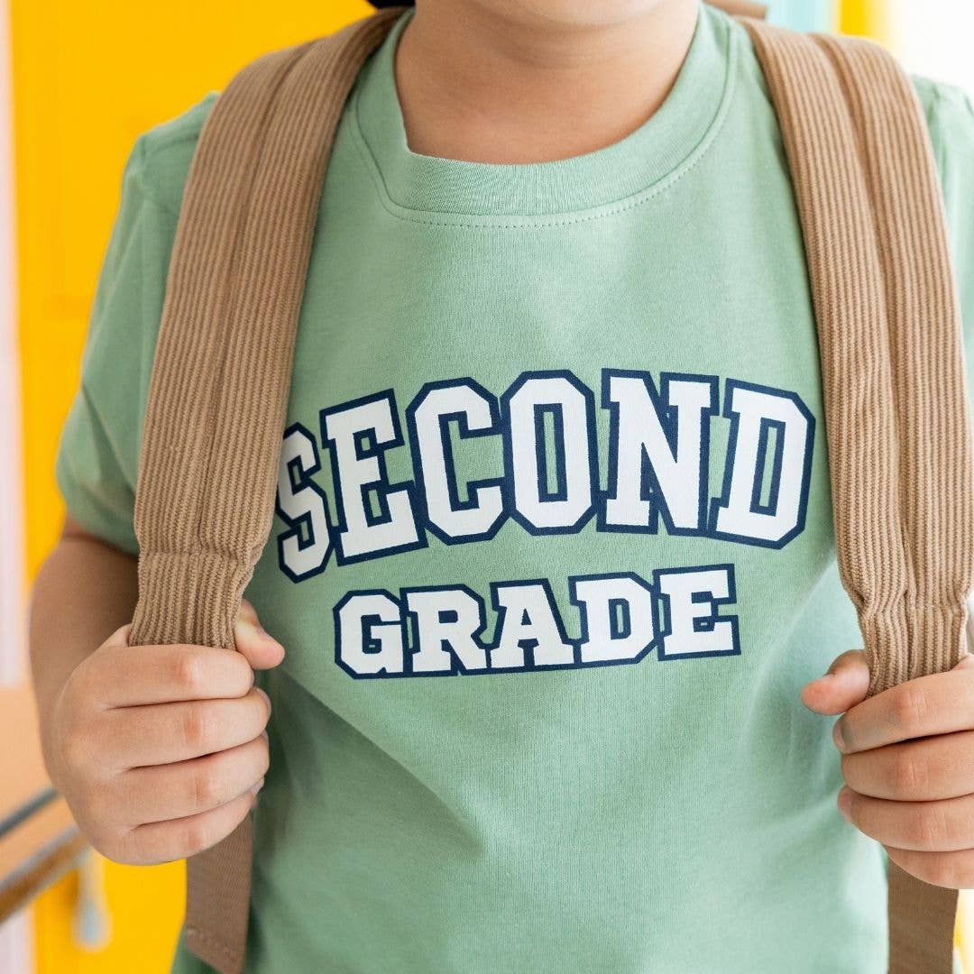 Sweet Wink 7/8Y Second Grade Varsity Short Sleeve T-Shirt - Boys Clothing BST-217 SG-7/8Y
