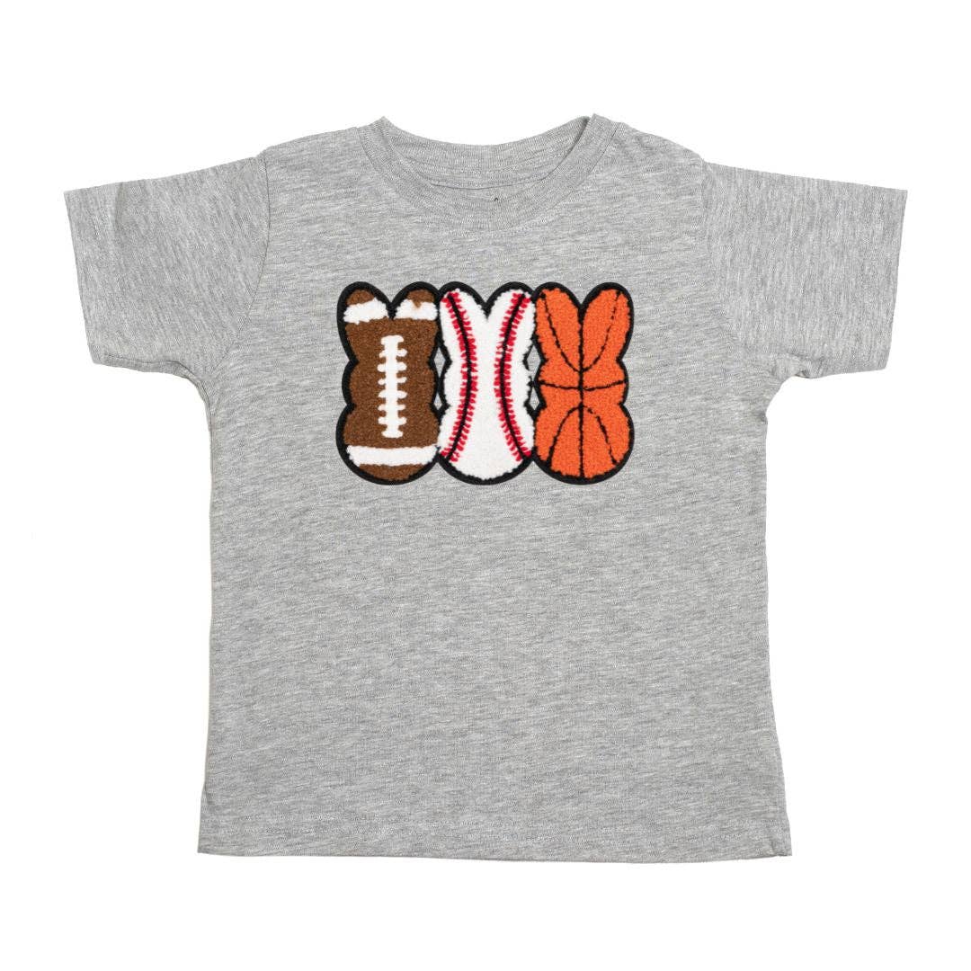 Sweet Wink 9/10Y Sports Peeps Patch Easter Short Sleeve T-Shirt - Kids Easter BST-136 HG-9/10Y