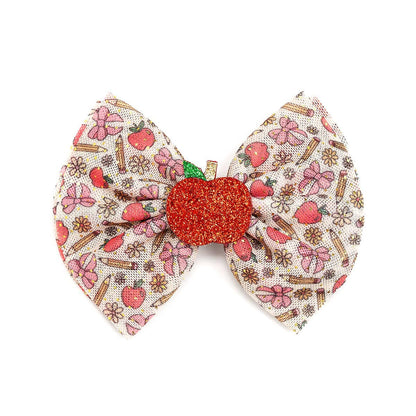 Sweet Wink Back to School Cutie Tulle Bow Clip - Hair Bows CL-222