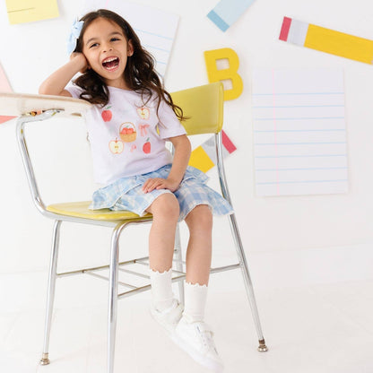Sweet Wink Blue Plaid Skort - Back To School - Kids Boutique Clothing