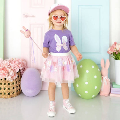 Sweet Wink Bunny Bow Sequin Easter Tutu - Girls Clothes