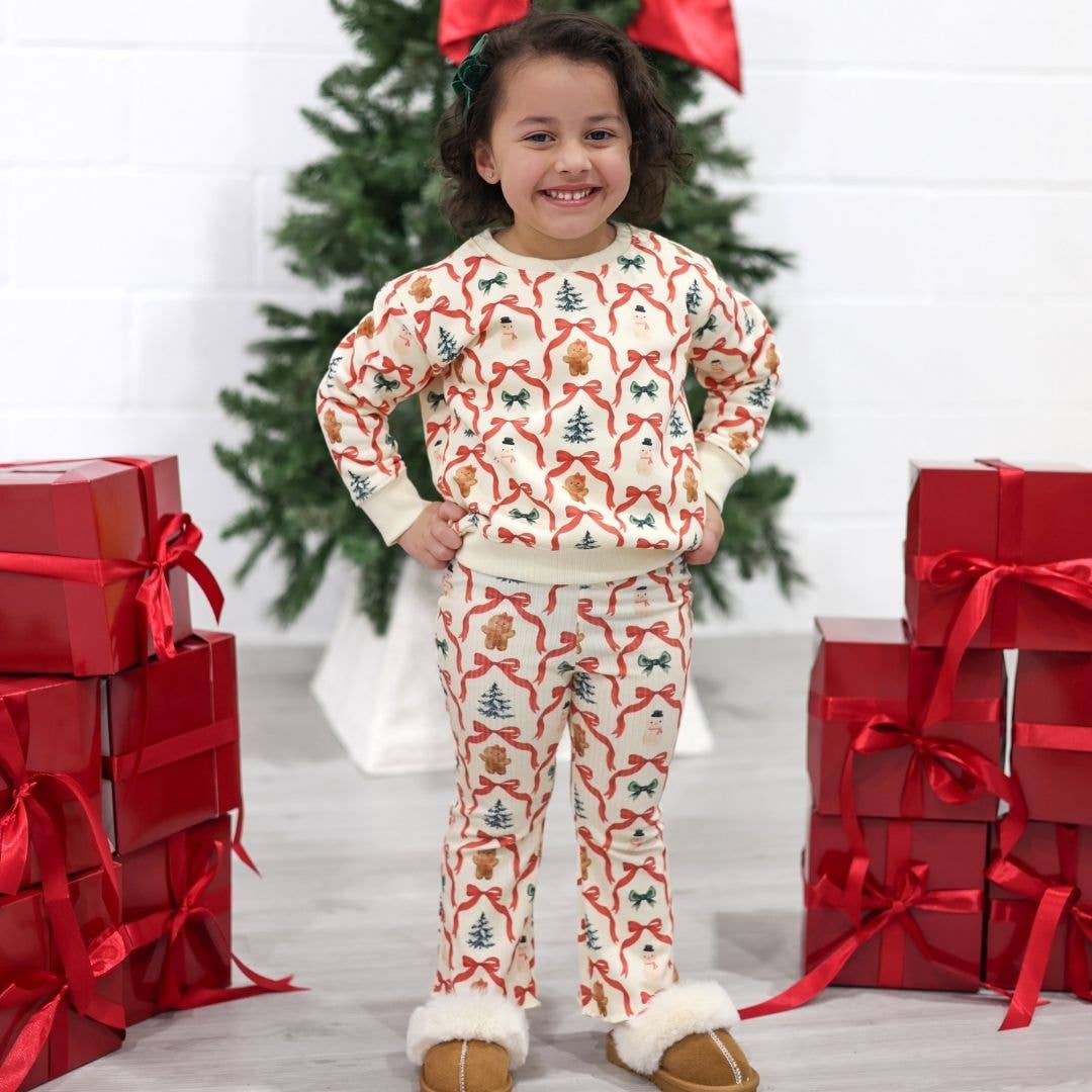 Sweet Wink Christmas Cutie Flare Legging - Girls Clothes
