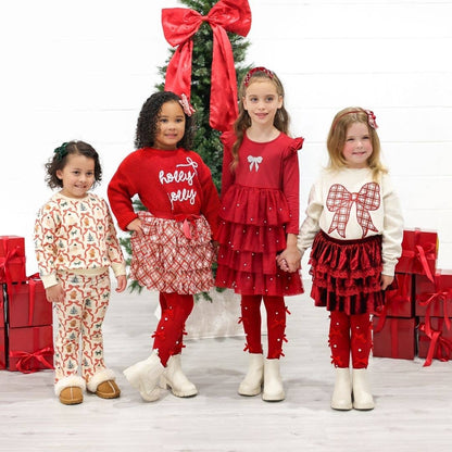Sweet Wink Christmas Cutie Sweatshirt - Girls Clothes - Holiday