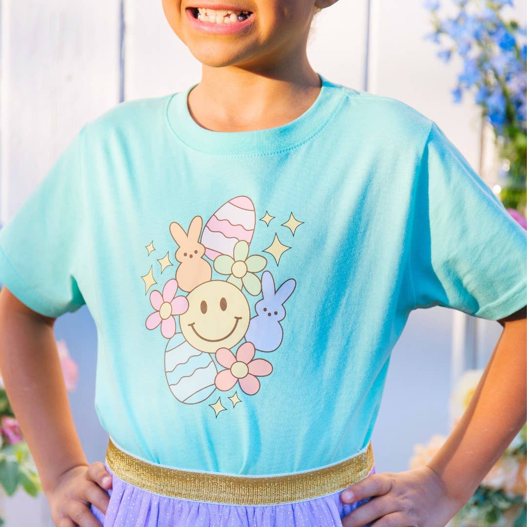 Sweet Wink Easter Doodle Short Sleeve T-Shirt - Kids Easter Tee