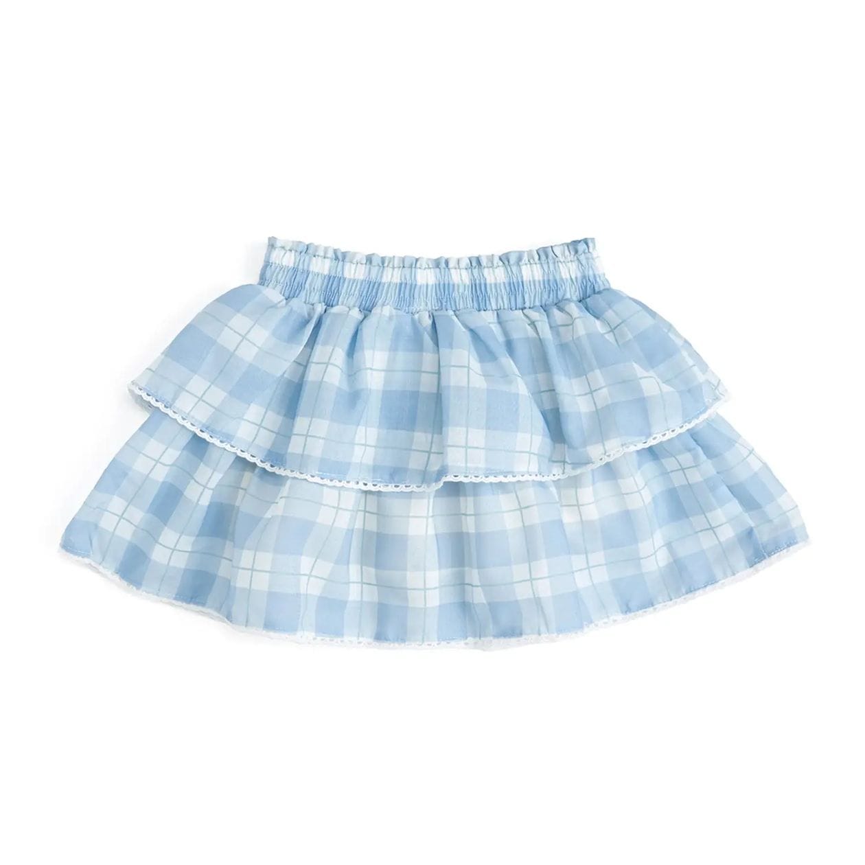 SWEET WINK Sweet Wink Girls Girls-bottoms Blue Plaid Skort - Back To School - Kids Boutique Clothing