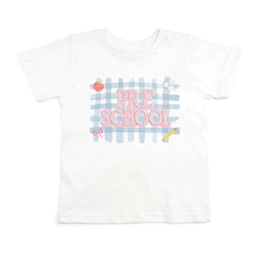 SWEET WINK Sweet Wink Girls Girls-tops Preschool Pearl Patch Short Sleeve T-shirt - Back To School