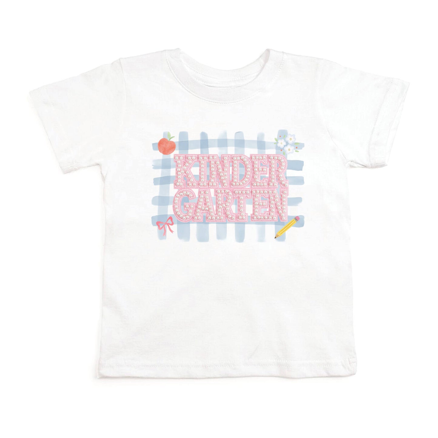 Sweet Wink Kindergarten Pearl Patch Short Sleeve T-Shirt Back To School