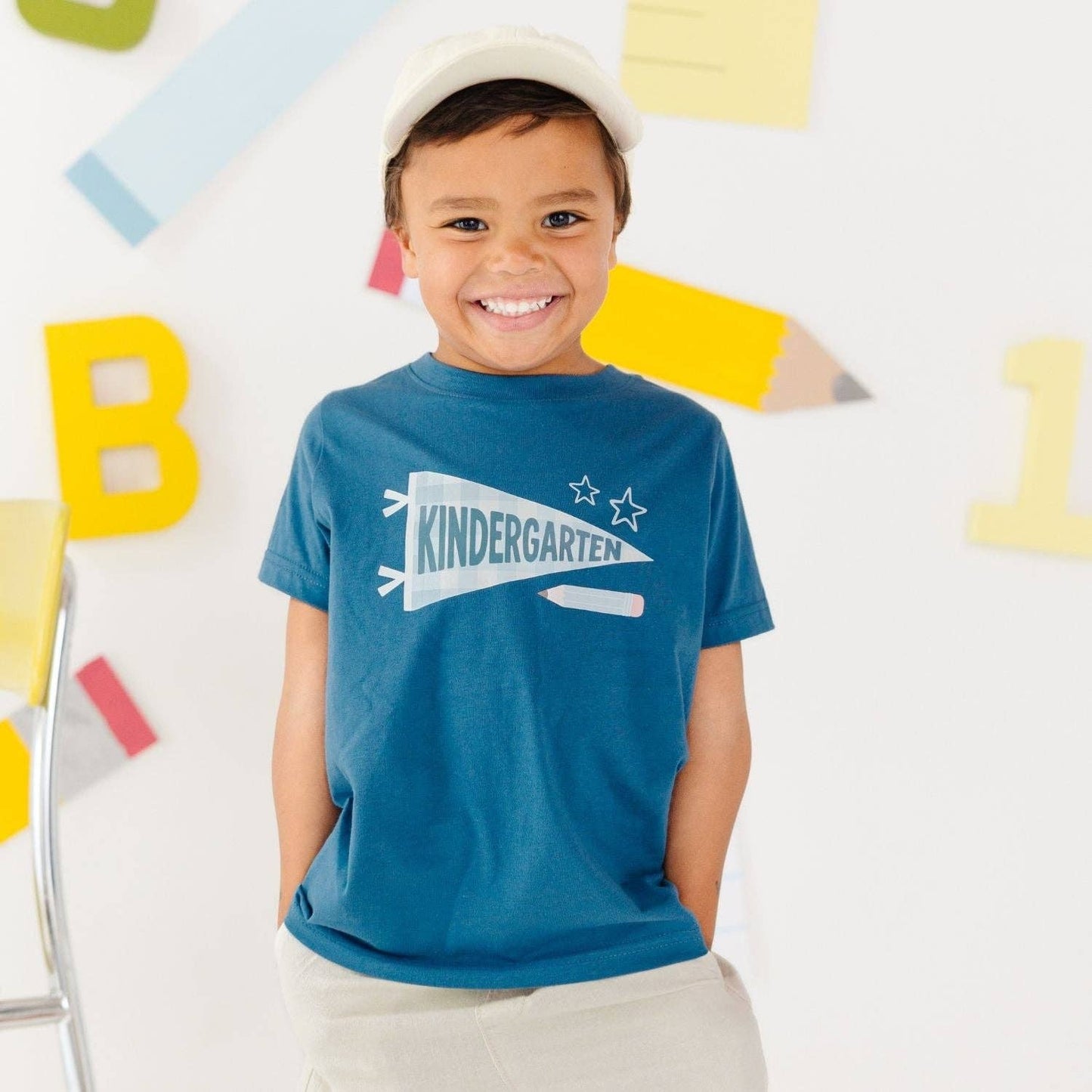 Sweet Wink Kindergarten Pennant Short Sleeve T-Shirt - Boys Clothing
