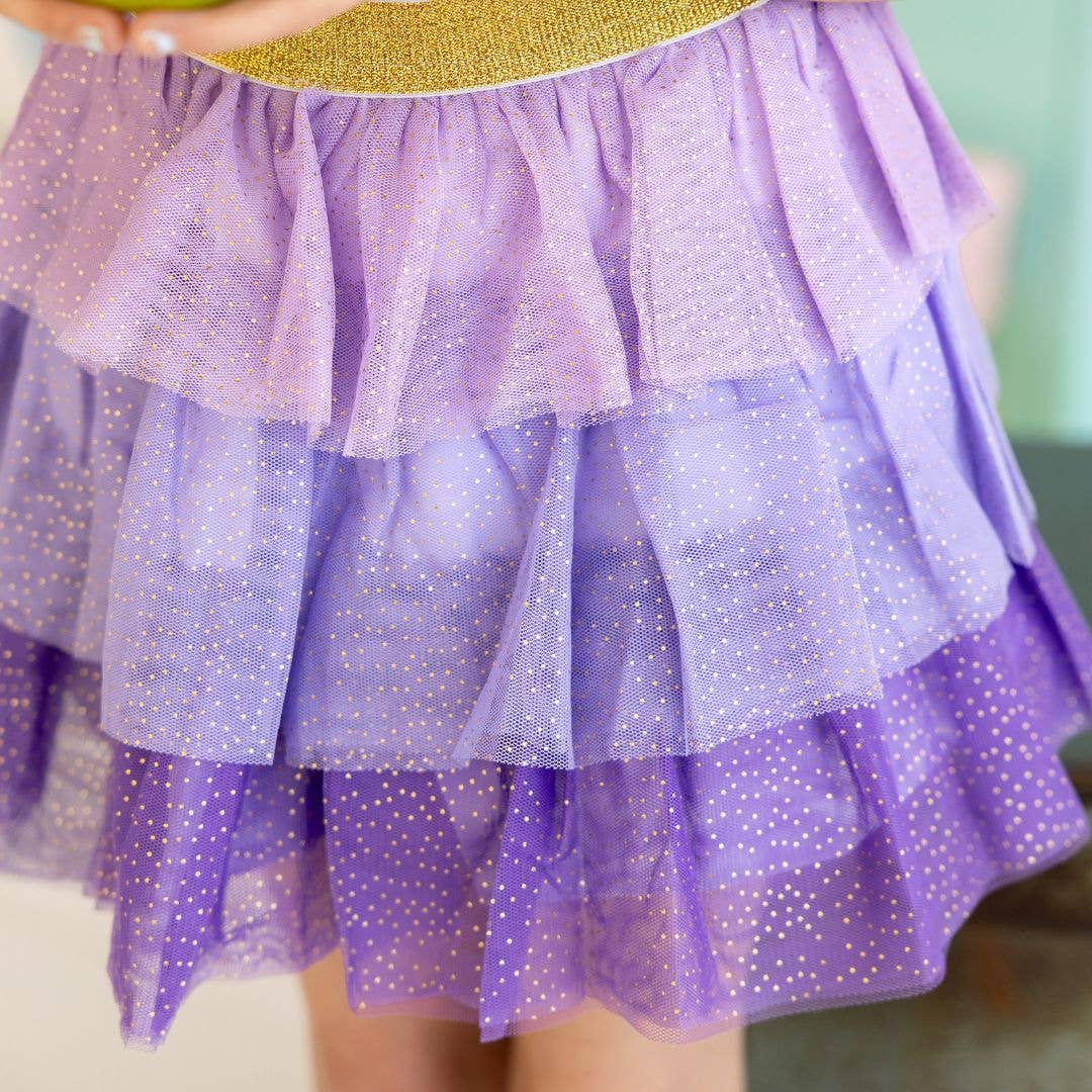 Sweet Wink Lavender Petal Tutu - Dress Up Skirt