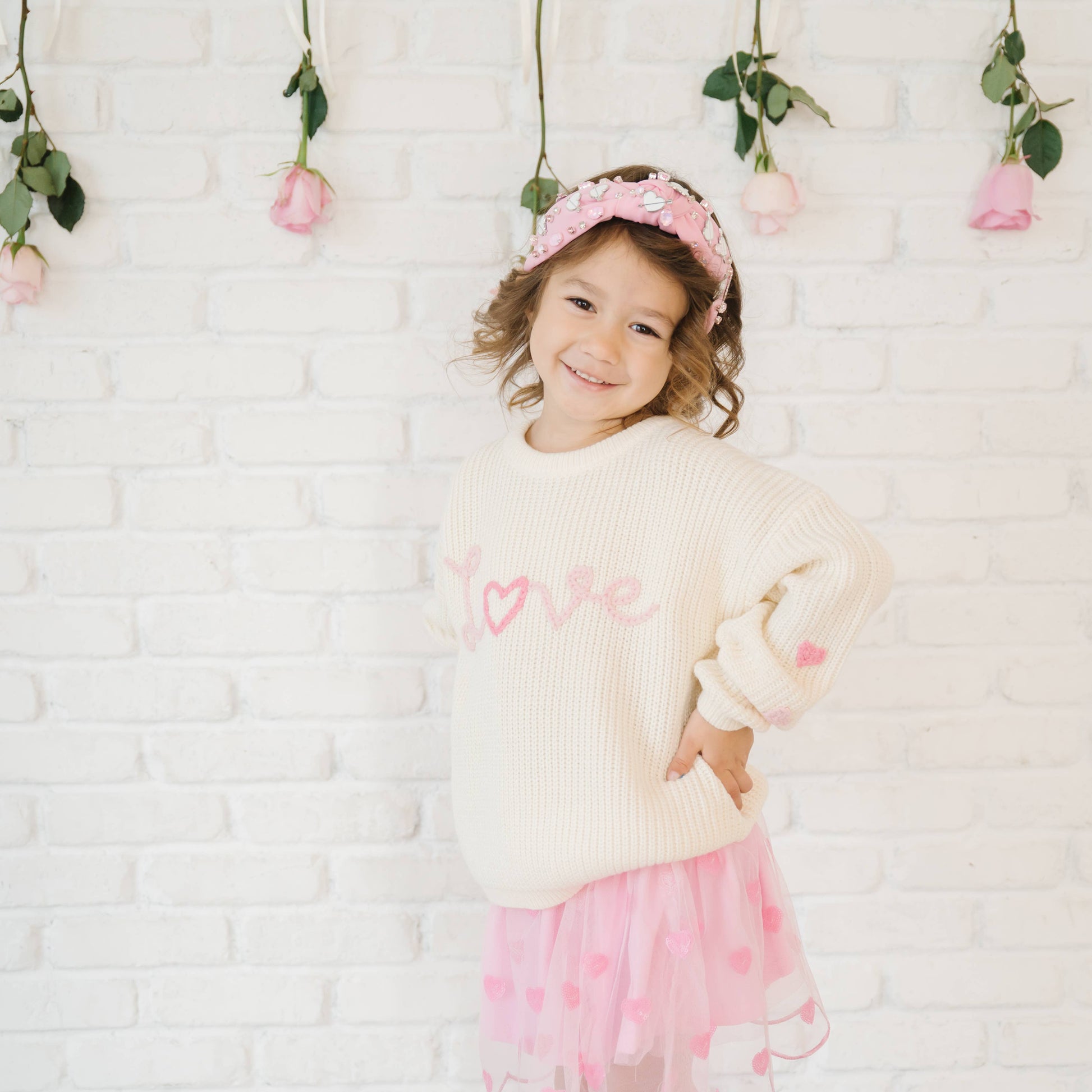 Sweet Wink Mini Sequin Hearts Valentine's Day Tutu - Kids Clothing