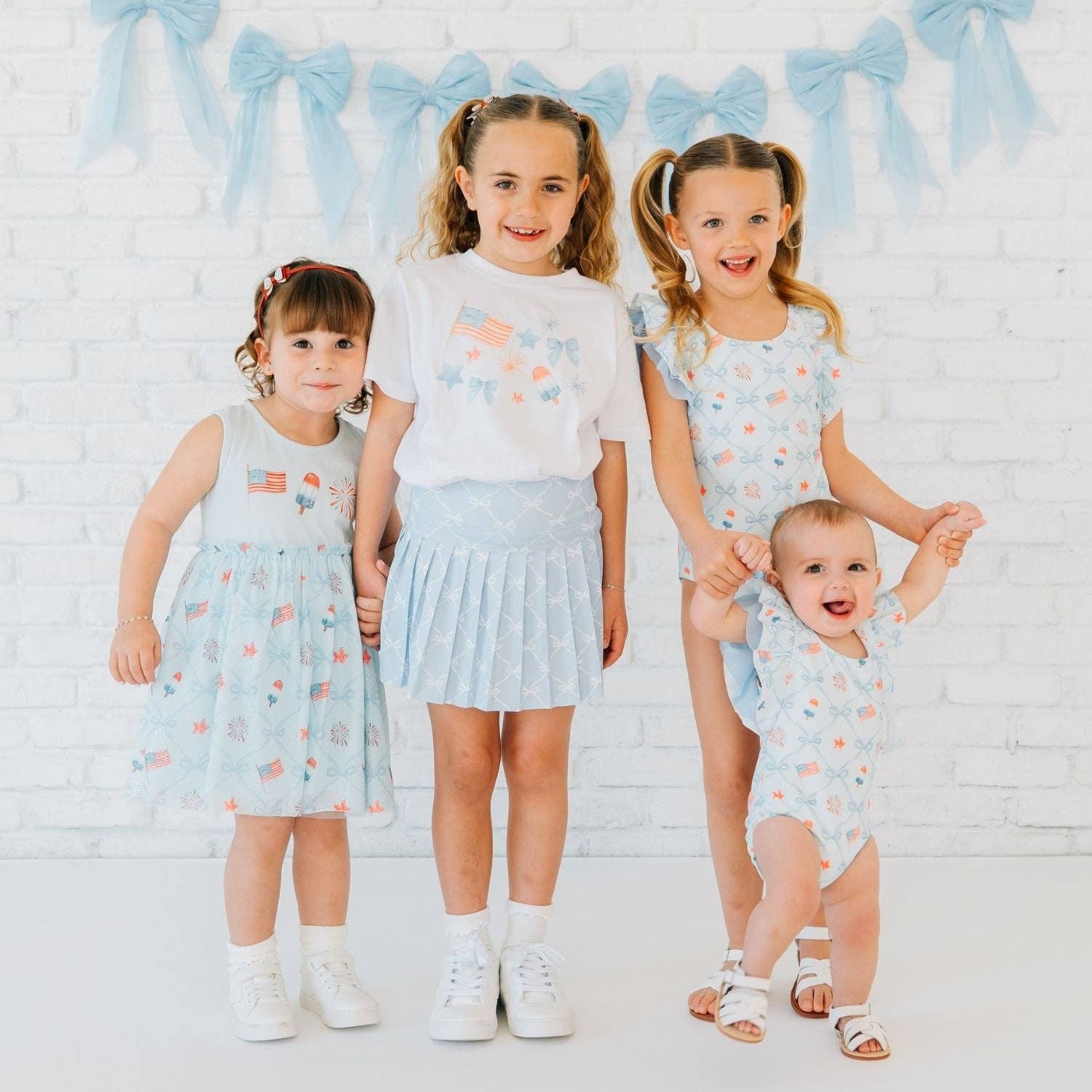 Sweet Wink Patriotic Trellis Tank Tutu Dress - Fourth of July - Kids