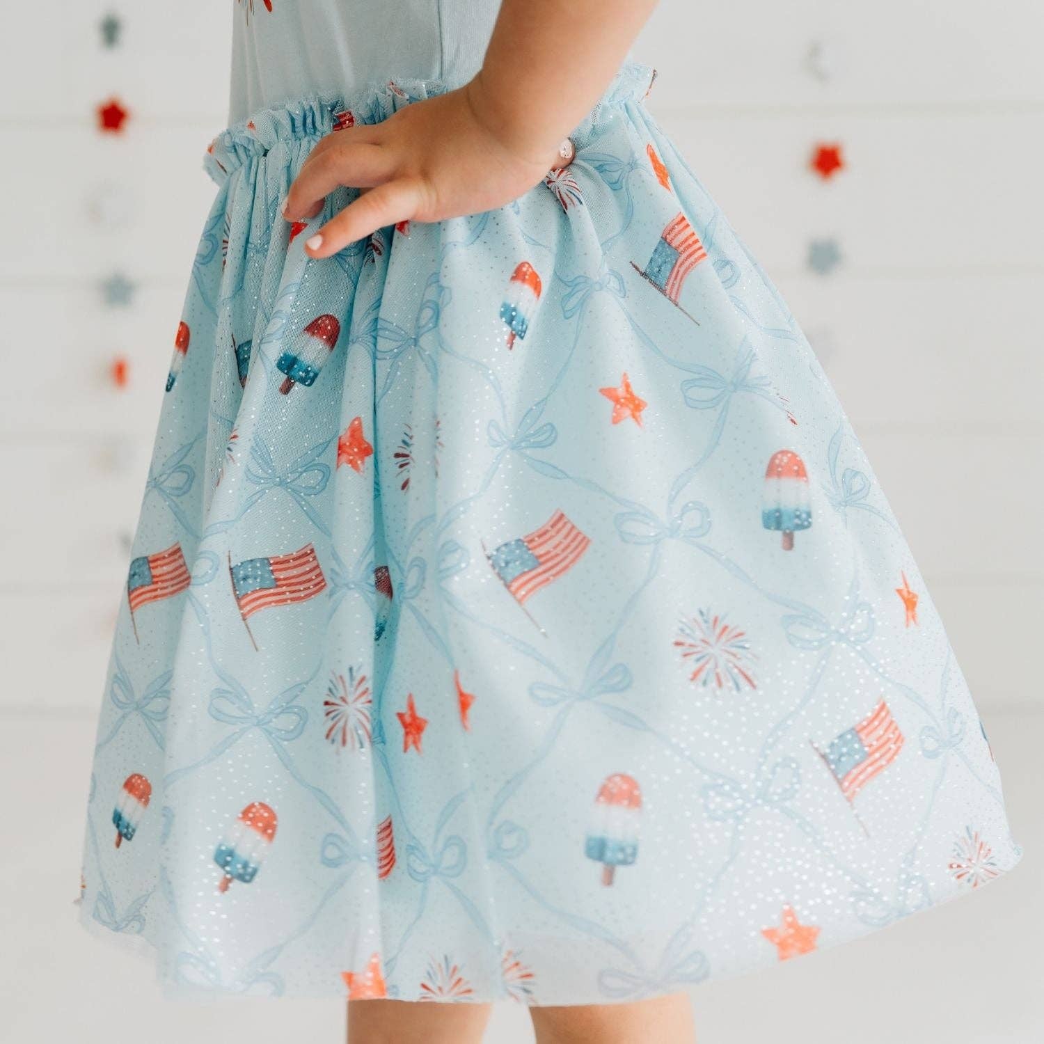 Sweet Wink Patriotic Trellis Tank Tutu Dress - Fourth of July - Kids