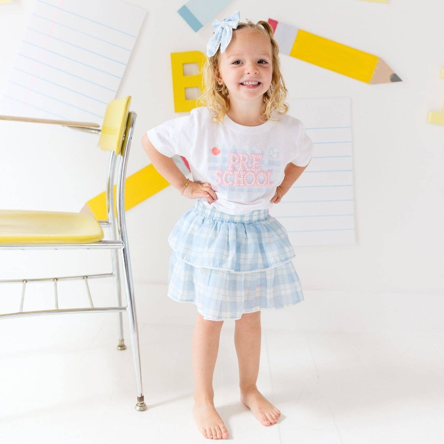 Sweet Wink Preschool Pearl Patch Short Sleeve T-Shirt - Back To School