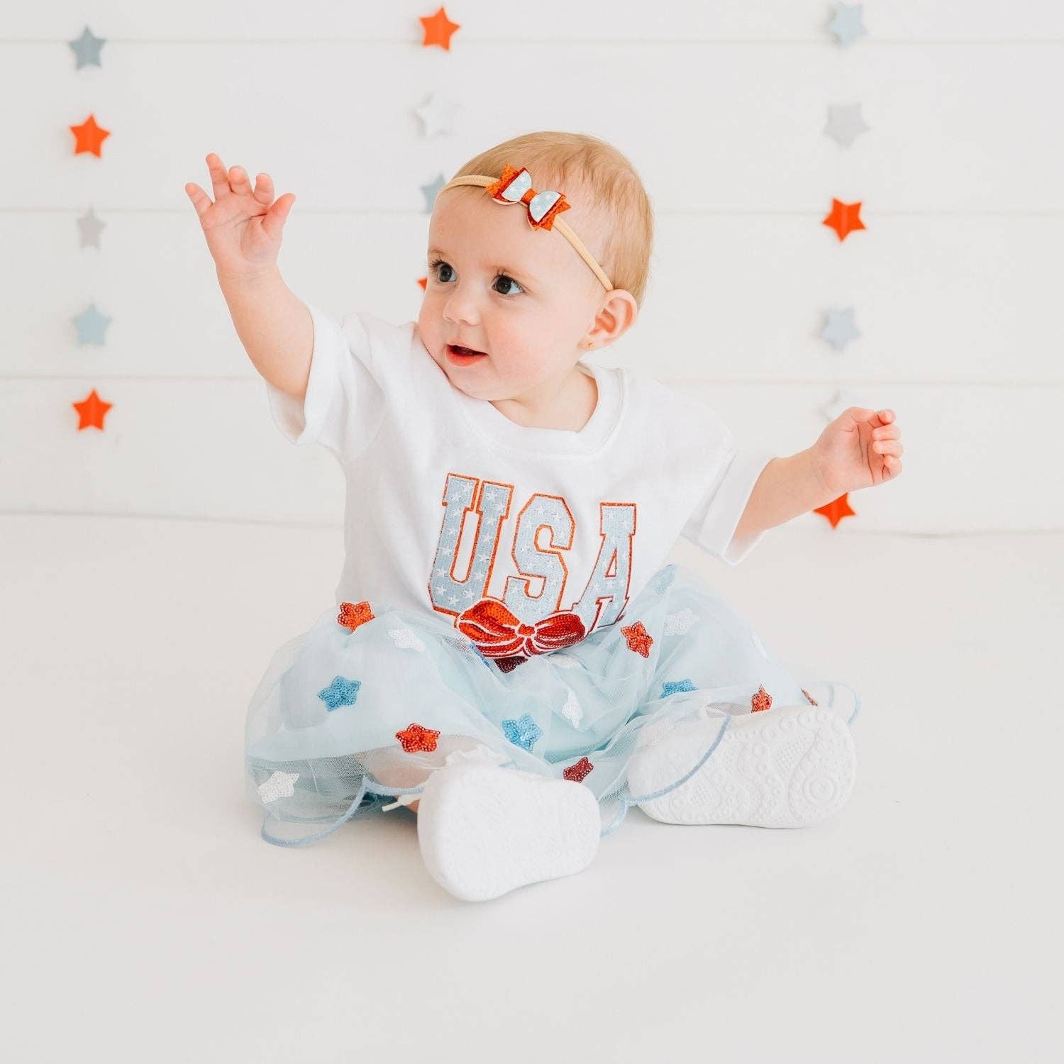 Sweet Wink USA Sequin Stars Tutu - Fourth of July - Kids Clothing