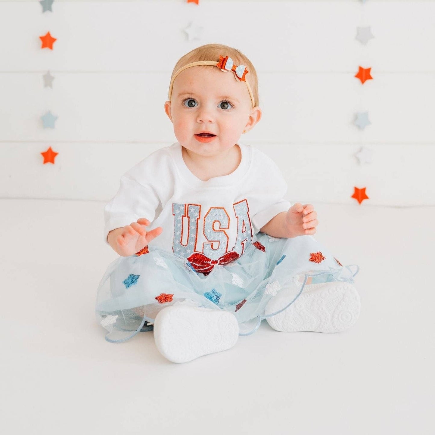 Sweet Wink USA Sequin Stars Tutu - Fourth of July - Kids Clothing