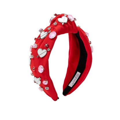 Sweet Wink Valentine's Day Gemstone Headband - Mommy and Me HB-105