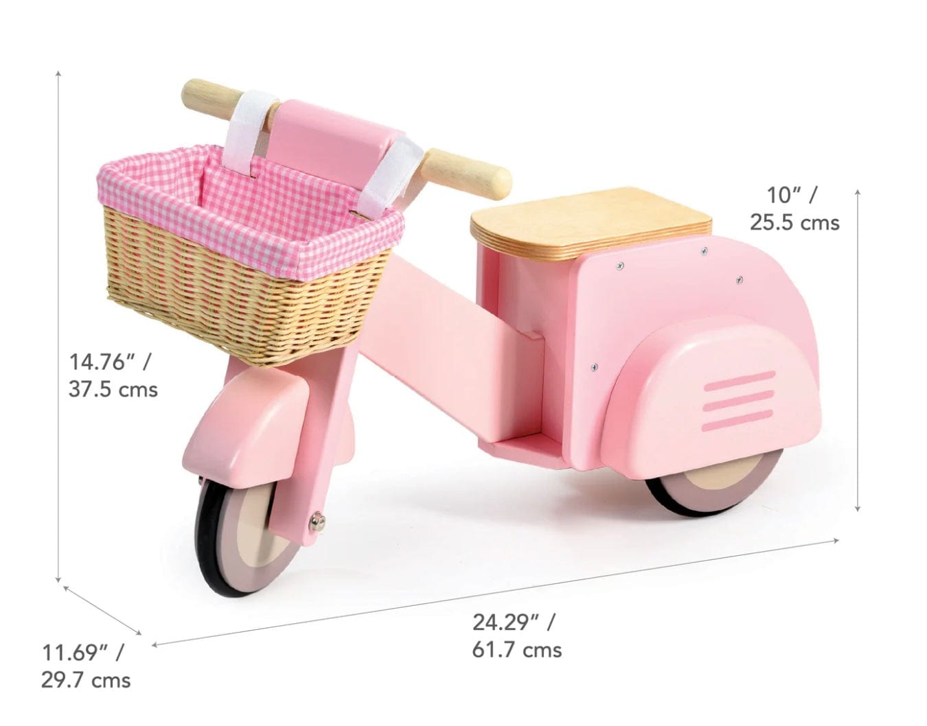 Tender Leaf Toys Delivery Scooter with Basket